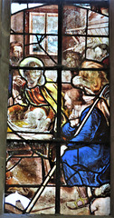 church enstone, oxon  (29) c17 nativity glass