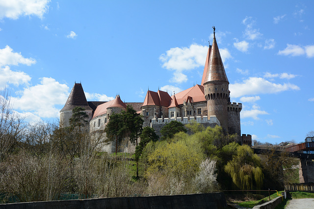 Romania, The Corvin Castle, View from the East