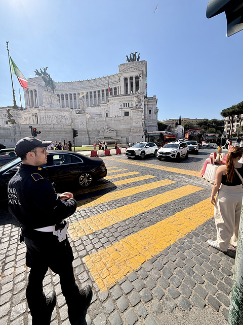 Rome 2026 – Waiting to cross the street