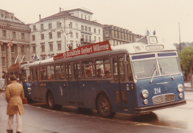 VBL (Luzern) 214 - 5 May 1981