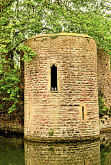 The moated Bishop's Palace, Wells.