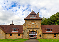 Cragside courtyard