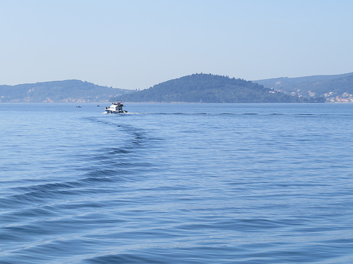 Entre Zadar et l'île de Pasman.