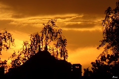 Coucher de soleil sur Chantilly Coucher de soleil sur Chantilly