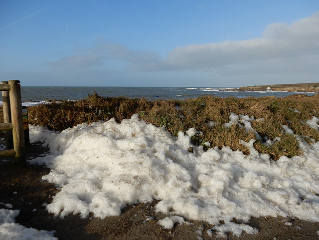 ce matin il neige en Bretagne