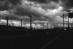 Himmel in Ilford HP5