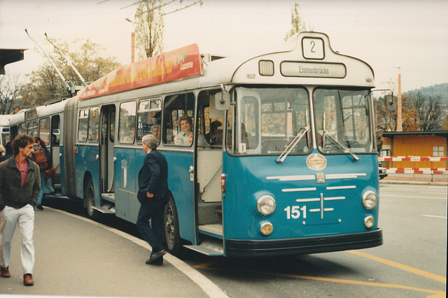 VBL (Luzern) 151 - 12 Nov 1987