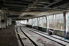 Alte Bahnverladung der ehem. Zwiebackfabrik Brandt (Hagen-Westerbauer) / 26.02.2017