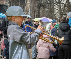trumpet player