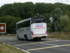 Back on the road again!! National Express (Travel West Midlands) 296 (BV69 KSN) at Barton Mills - 1 Jul 2020 (P1070028)