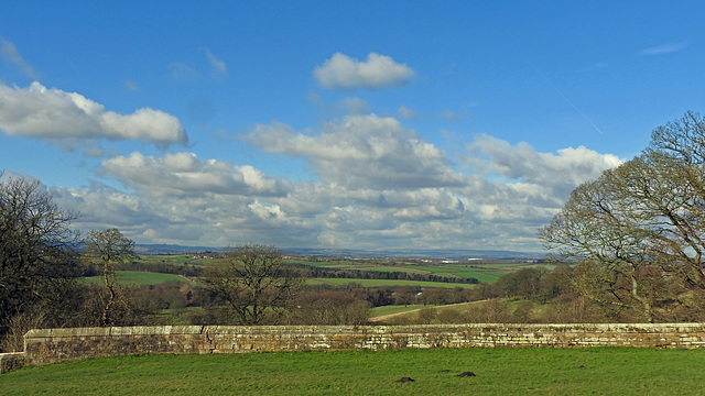 Big skies view from Hardwick Hall