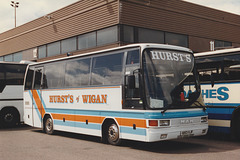 Hurst’s Coaches G153 XJF at RAF Mildenhall 24 May 1997 (356-11A)