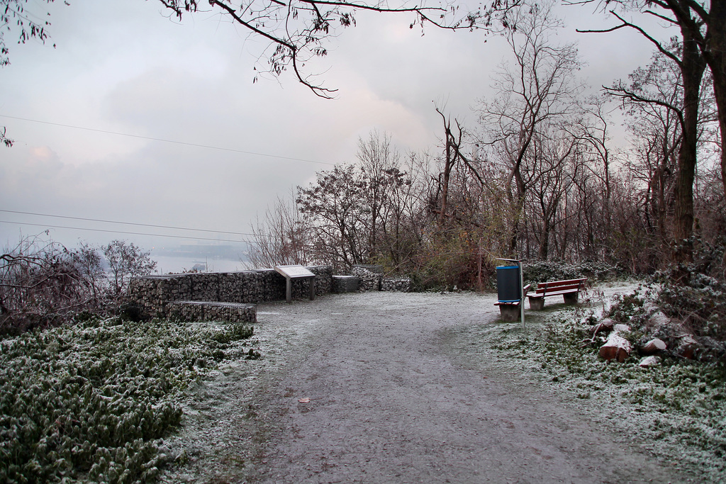 Alsumer Berg, Aussichtspunkt (Duisburg-Bruckhausen) / 17.12.2022