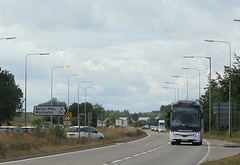 Back on the road again!! National Express (Travel West Midlands) 296 (BV69 KSN) at Barton Mills - 1 Jul 2020 (P1070025)