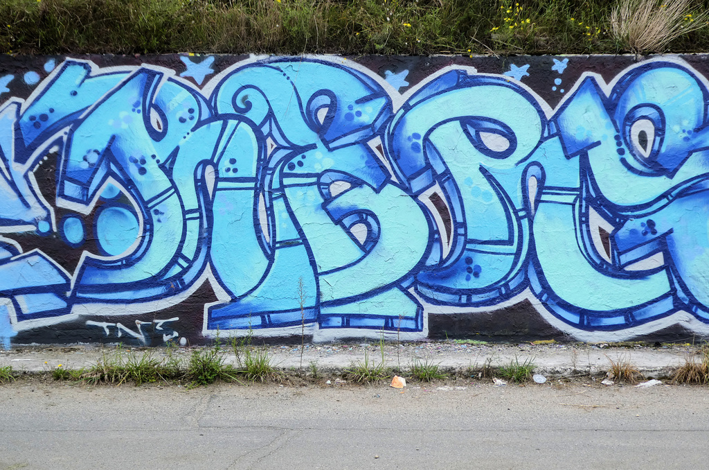 Letters in Blue