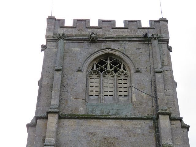 keevil church, wilts, c16 tower  (10)