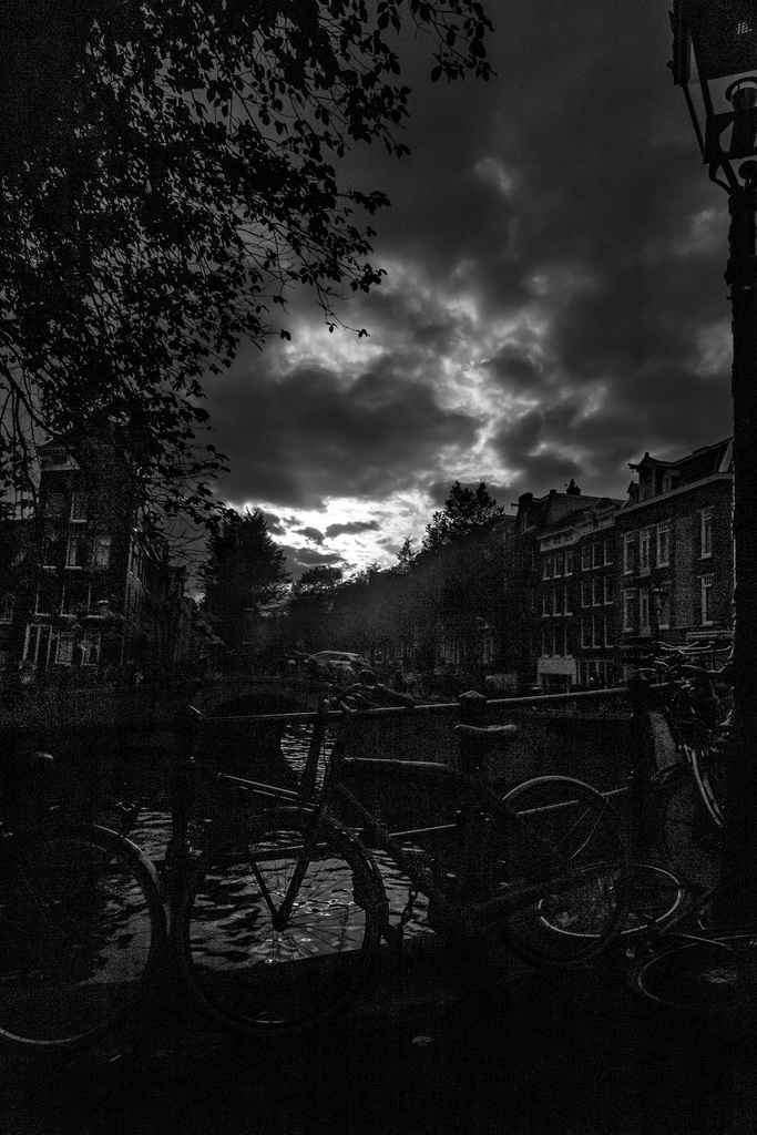 Amsterdan at dusk