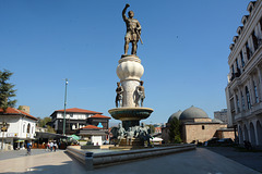 North Macedonia, Skopje, Monument "Philip II of Macedonia"