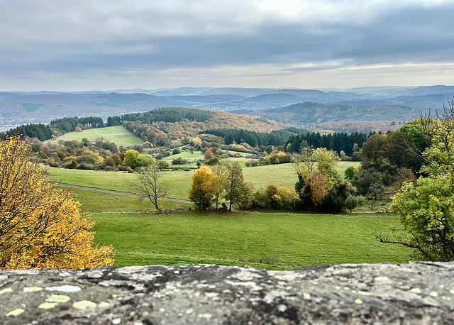 Blick von der Burg Greifenstein (Hessen)