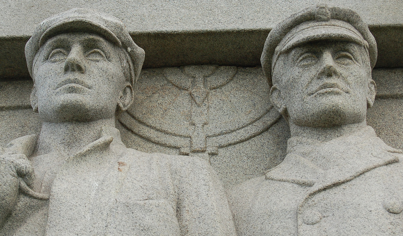 Detail of The Heroes of the Marine Engine Room, Pierhead , Liverpool