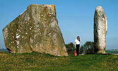 Girl Between Stones, Avebury