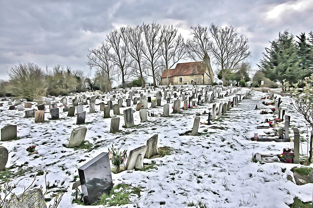 All Saints (Norman Church. Grade II Listed)   /   March 2018