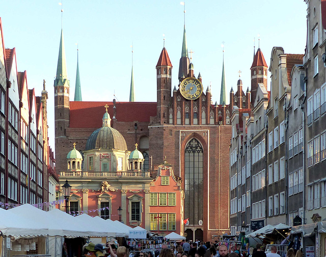 Gdańsk - Bazyliką Mariacką