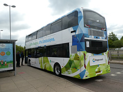 Stagecoach East 86002 (BV23 NRE) at Trumpington - 15 May 2023 (P1150499)