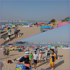 At the Salir River mouth the sandbank is getting bigger and bigger