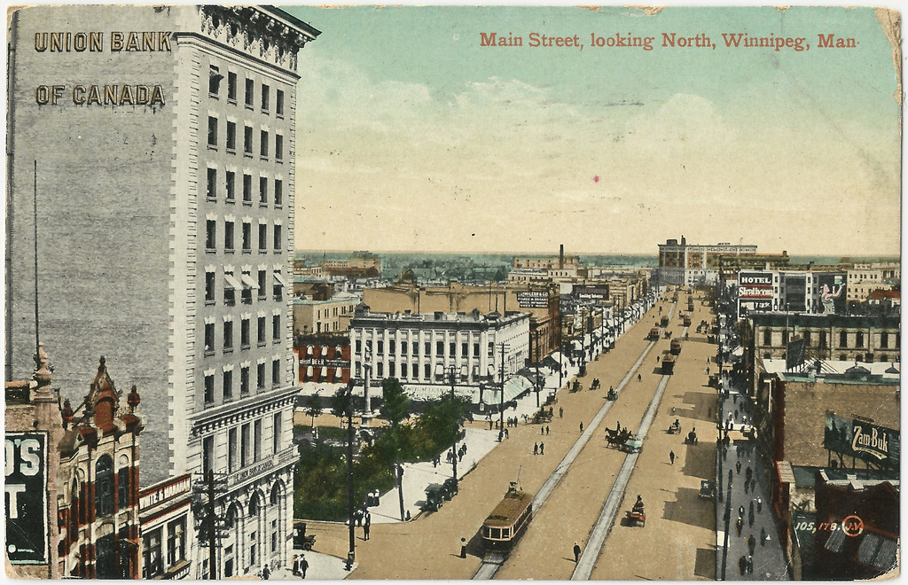 WP1671B WPG - MAIN STREET, LOOKING NORTH