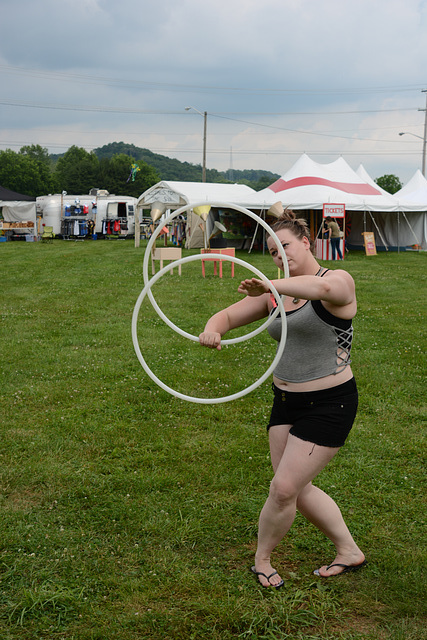 Thursday: A hoop artist
