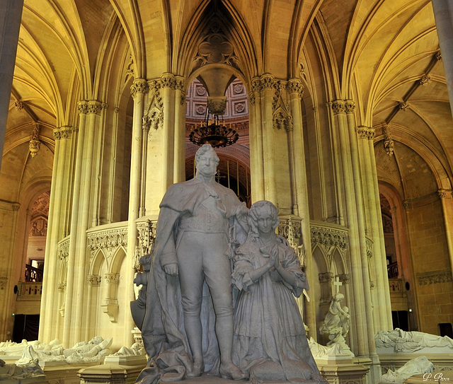 Tombeau du roi Louis-Philippe Ier et de la reine Marie-Amélie - Chapelle Royale de Dreux - Eure-et-Loir