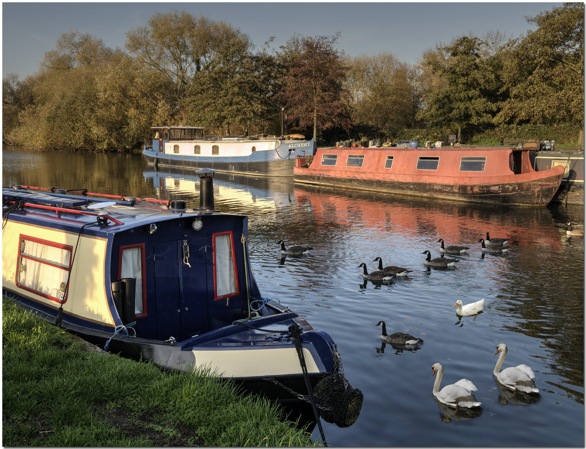 Houseboats on the Lea Navigation