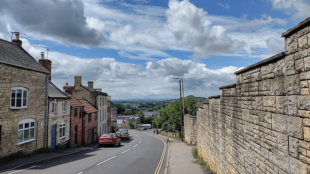 Stroud, Gloucestershire - a distant view of hills