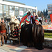 Bulgaria, Blagoevgrad, Carnival "Procession of the Kukers", Whole Family in Fairy Suits