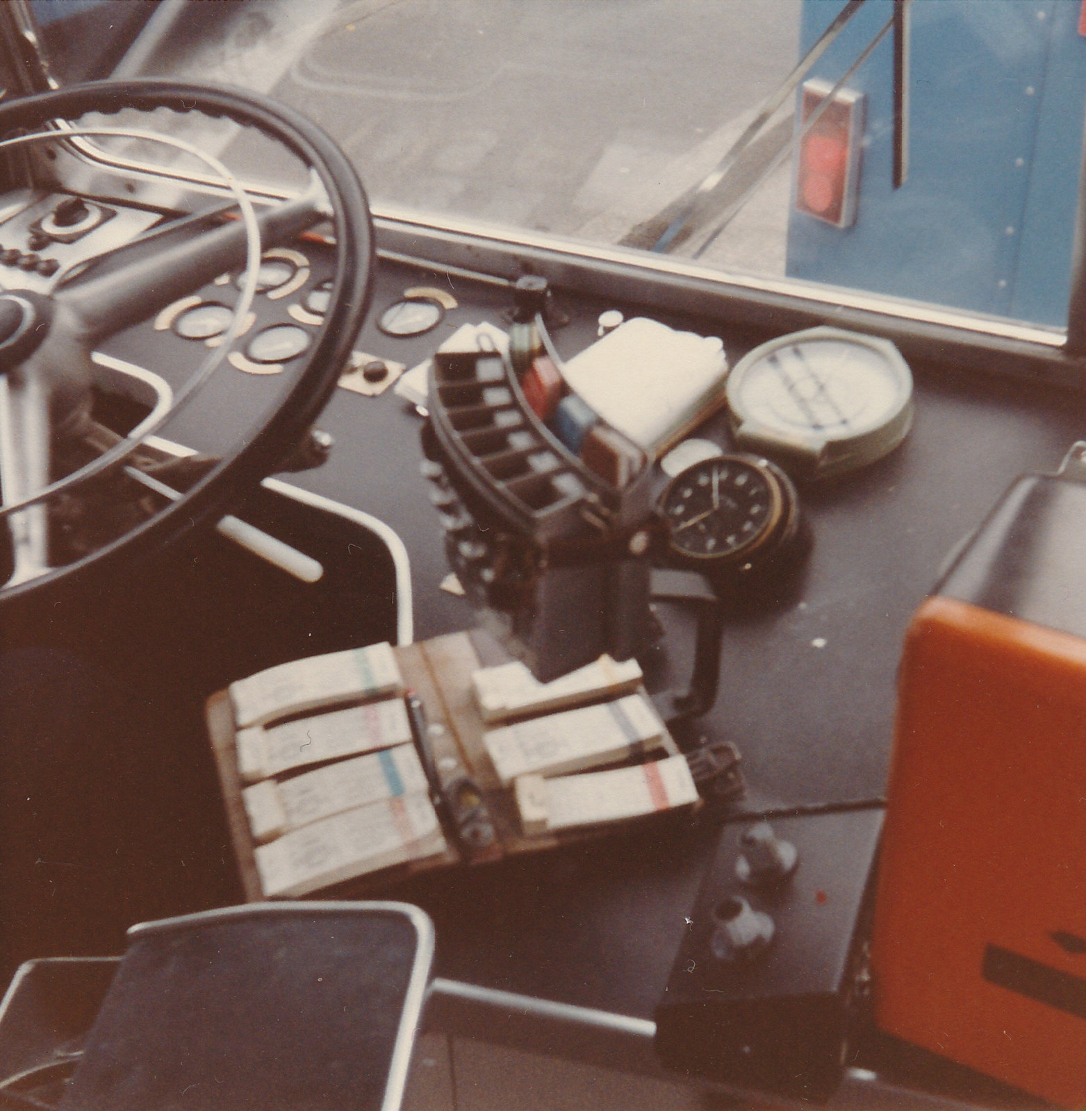 VBL (Luzern) drivers cab - 4 May 1981