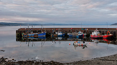 Carradale harbour sleeps