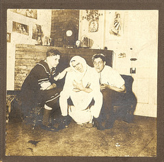 Teenage Rudy & Cousins At The Lake House, 1904