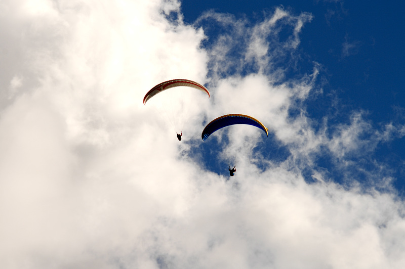 Two Hang Gliders