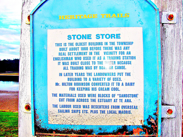 Notice At Stone Store.