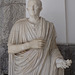 Detail of a Togate Roman in the Naples Archaeological Museum, July 2012