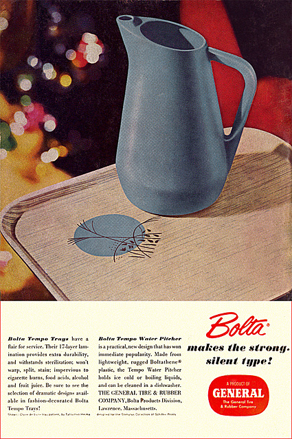 Bolta Plasticware Ad, 1962