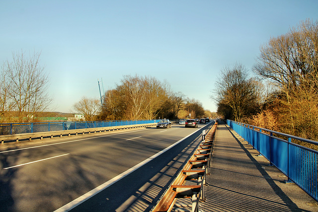 B58 Hullerner Straße, Brücke über der Stever (Haltern am See) / 24.02.2019