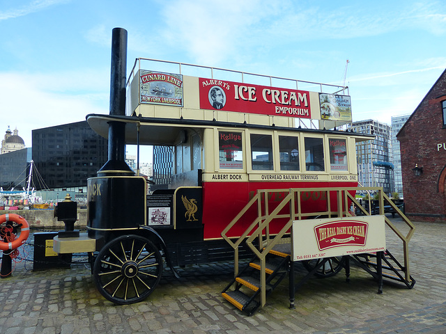 Replica Thorneycroft Steam Bus - 17 March 2020