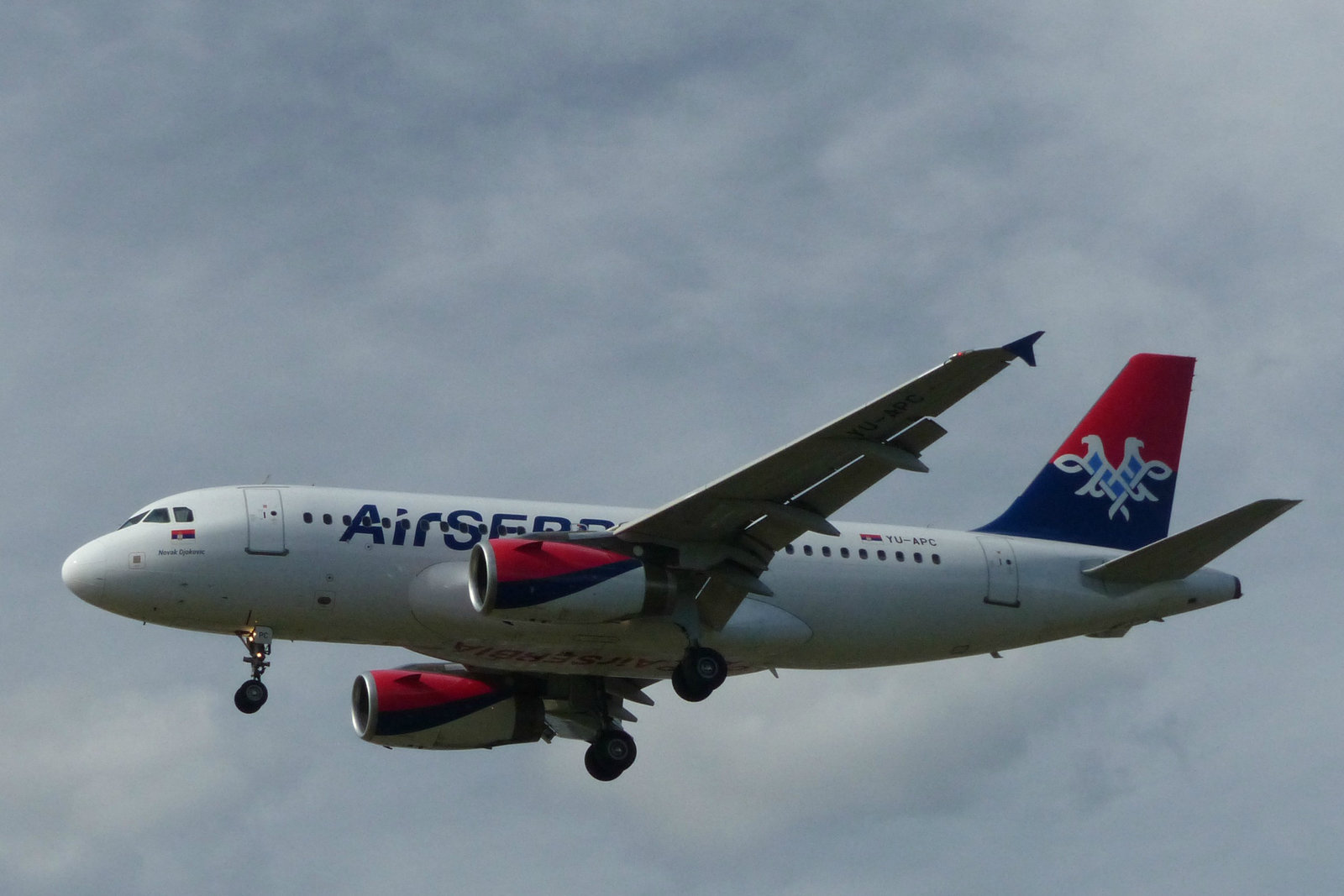 YU-APC approaching Heathrow - 6 June 2015