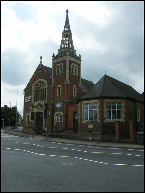 Stafford Baptist Church spire