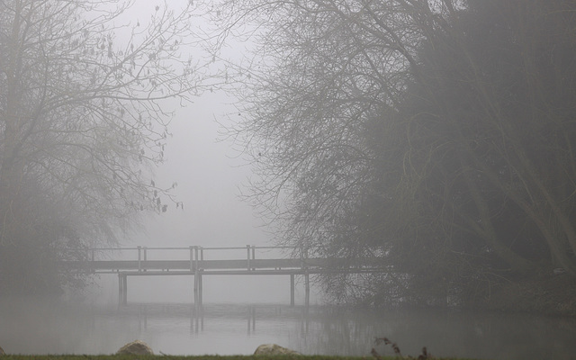 Brume sur le pont des chèvres