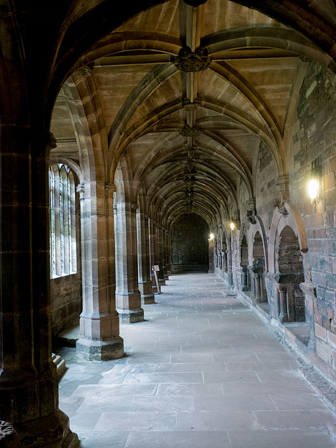 Cloisters at Chester cathedral