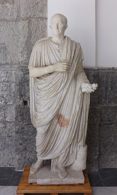 Togate Roman in the Naples Archaeological Museum, July 2012