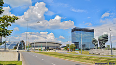Zentrum von Katowice, Polen